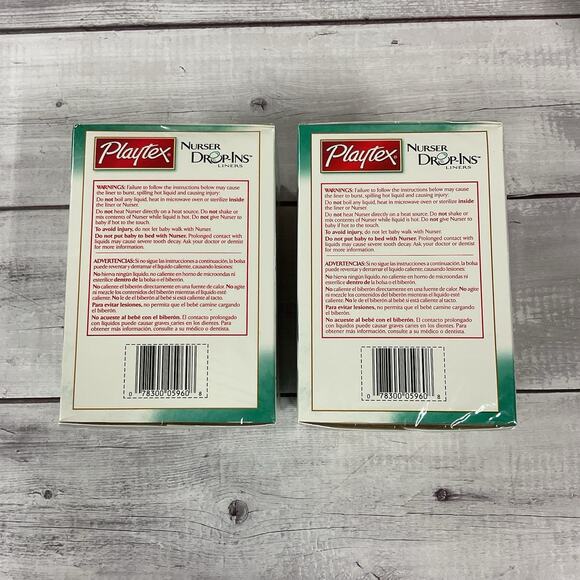 Playtex Baby Nurser Drop In Liners 4 Oz Lot Of 2 80 Liners Per Box BPA Free NEW - Picture 4 of 6